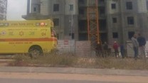 ארכיון. תאונת עבודה בבאר יעקב. צילום: תיעוד מבצעי מד״א