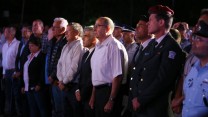 טקס נעילת אירועי יום היזכרון לשואה ולגבורה בקיבוץ יד מרדכי  צילום: פלאש90