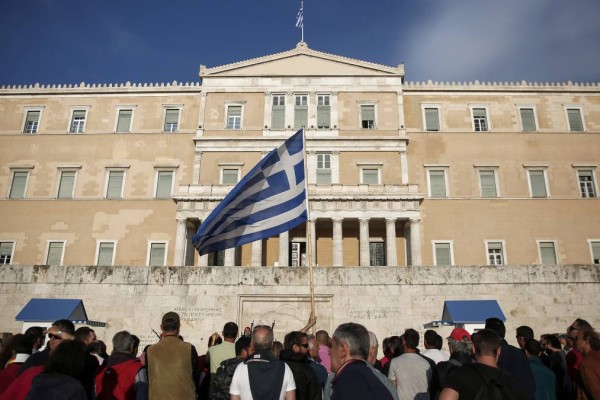 המחאה ביוון. צילום: סוכנות AP