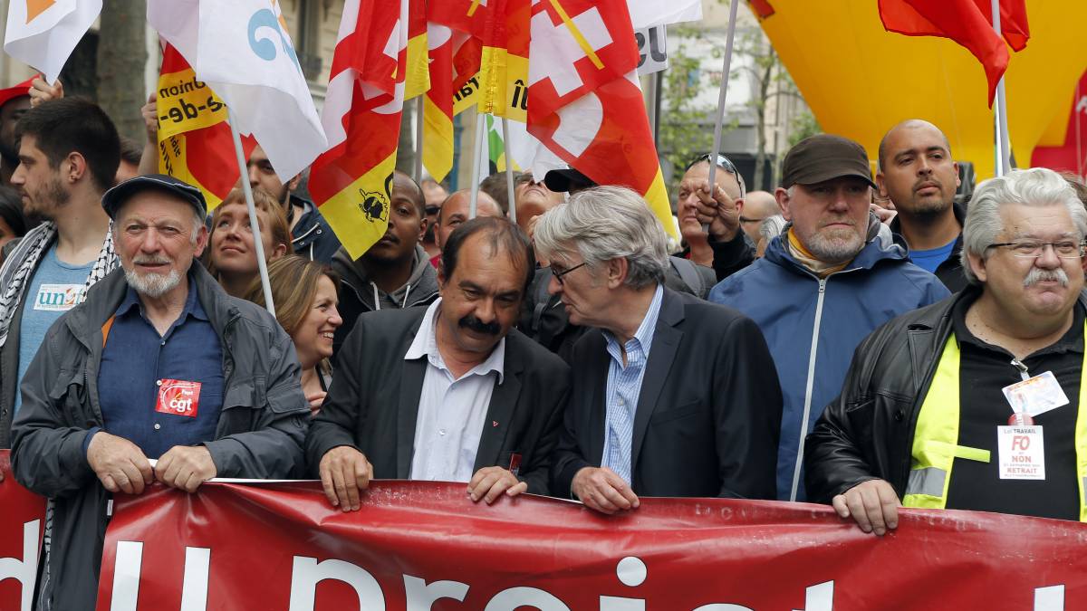 שביתות בצרפת במחאה על הרפורמה בחוקת העבודה 2016 | צילום: סוכנות AP