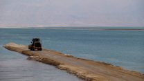 עבודות בים המלח. צילום ארכיון: נתי שוחט / פלאש 90.
