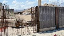 עבודות בניית גדר תש"ן בקריית חיים צילום: עיריית חיפה