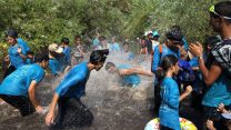 קייטנה בטיול בחצבני. צילום ארכיון: יעקב נעמי / פלאש 90.