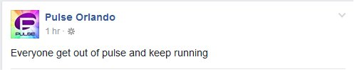 הסטטוס של מועדון הפולס בפייסבוק - "כולם לצאת ממועדון הפולס - ולהמשיך לרוץ". צילום מסך מתוך פייסבוק