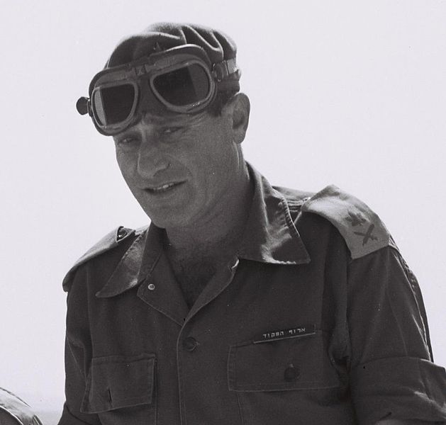 ישעיהו גביש, בהיותו אלוף פיקוד הדרום בזמן מלחמת ששת הימים 13.6.1967 צילום: לשכת העיתונות הממשלתית