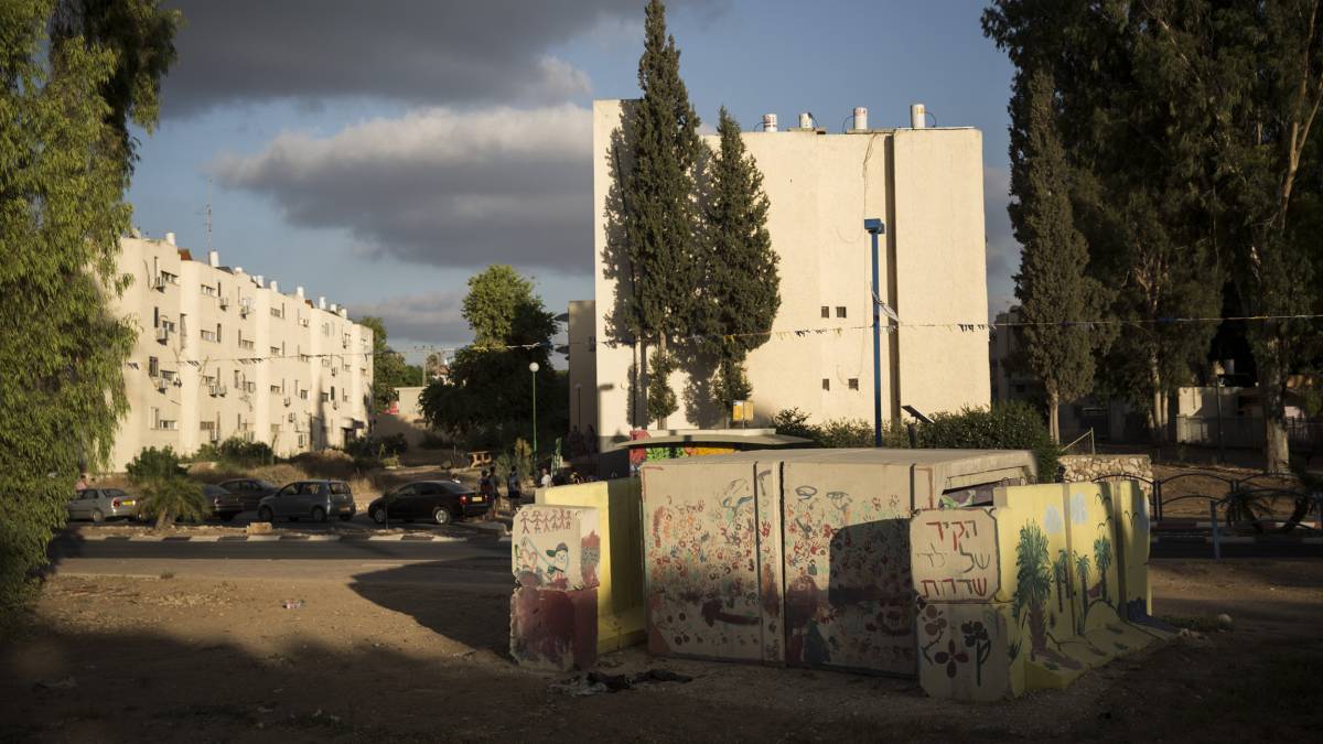 Bomb shelter in Sderot. Archive. (Flash90/Hadas Farush)