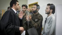 הנאשמים בתכנון וביצוע הפיגוע במתחם שרונה. צילום: פלאש 90