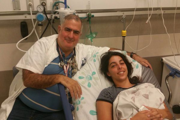 רותם אהרוני הנפגעת בעמק הירדן. צילום: דוברות המרכז הרפואי פדה פוריה
