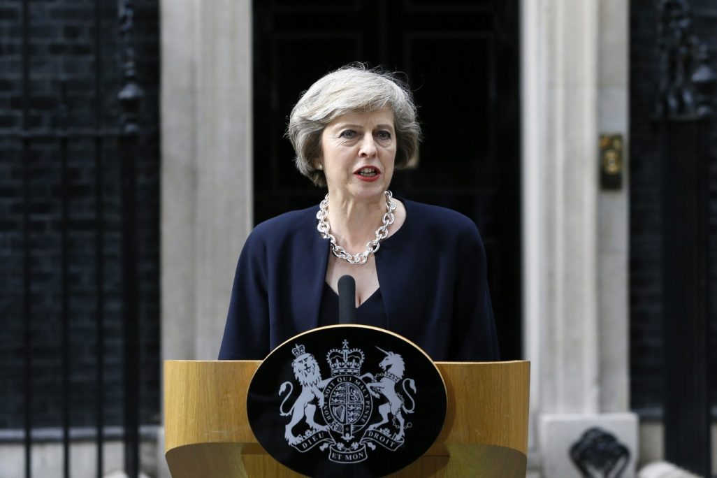 ראשת ממשלת בריטניה, תרזה מיי. (צילום: סוכנות AP).