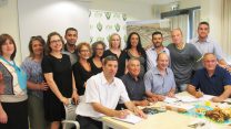 חתימת ההסכם בעלה נגב-נחלת ערן. צילום: דוברות ההסתדרות.