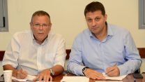 חיים ביבס וארנון בר דוד. צילום: חורחה נובומינסקי