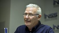 עמוס ידלין בכנס INSS לציון עשור למלחמת לבנון השניה. צילום: פלאש 90.