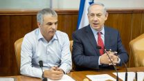 בנימין נתניהו ומשה כחלון בישיבת ממשלה (צילום ארכיון: אמיל סלימאן / פלאש 90).