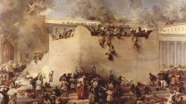 חורבן בית המקדש (ציור: Francesco Hayez 1867).