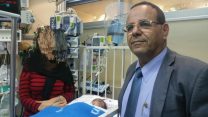אחת התינוקות הכורדיות היזידיות שסגן השר קרא דואג להגעתם לישראל לטיפול מיוחד (צילום: דוברות איוב קרא).