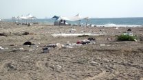 חוף פלמחים דרום, מכיוון תל יבנה דרומה, 18.8.16 (צילום: רני עמיר  המשרד להגנת הסביבה).