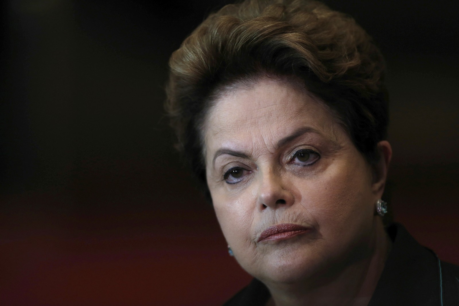 דילמה רוסף, נשיאת ברזיל המושהית שמועמדת להדחה. צילום: סוכנות AP