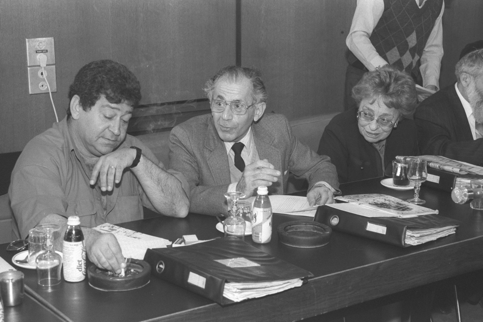 בנימין בן אליעזר בעת היותו חבר כנסת במפלגת העבודה (צילום: צביקה ישראלי)