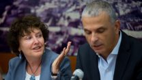 קרנית פלוג ומשה כחלון. צילום: פלאש90