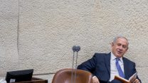 ראש הממשלה בנימין נתניהו, בזמן ההצבעות תקציב 2015-16. צילום: פלאש90