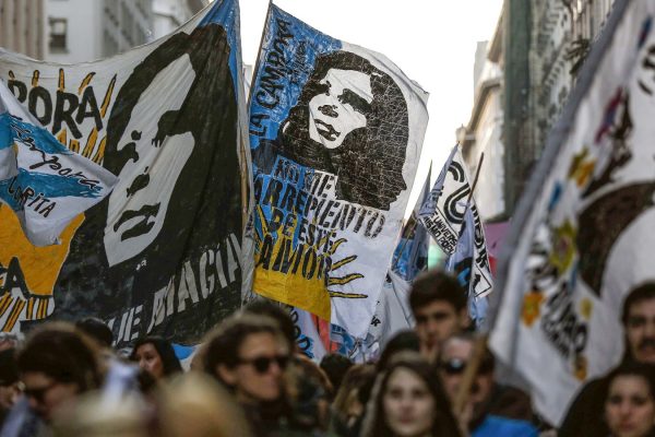 מחאה בבאונוס איירס כנגד השלטון בארגנטינה (צילום: סוכנות AP).