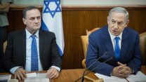 נתניהו וכץ בישיבת הממשלה (צילום: הדס פרוש / פלאש 90)