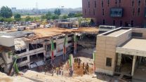 אתר חניון הברזל, לאחר התאונה (צילום: דבר)