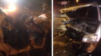 התאונה בשייח דנון אמש (צילום: דוברות כב"ה מחוז חוף).