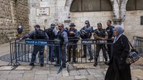 חיילים שומרים ברובע המוסלמי בירושלים (צילום ארכיון: פלאש 90).