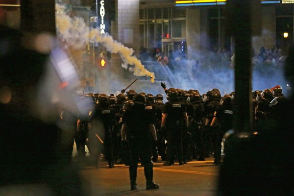 מהומות צפון קרוליינה (צילום: סוכנות AP).