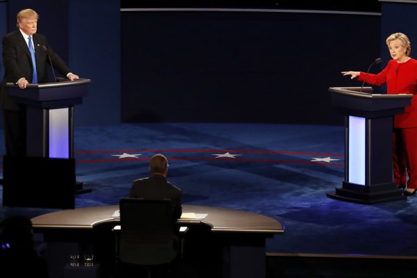 העימות הנשיאותי (צילום: סוכנות AP).
