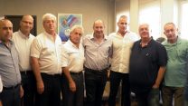 מעמד החתימה על ההסכם (צילום באדיבות ההסתדרות).