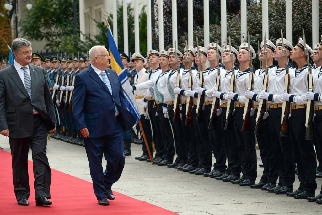 נשיא המדינה מבקר בפרלמנט האוקראיני ביום דיונים מיוחד לציון 75 שנים לטבח בבאבי יאר (צילום: חיים צח / לע"מ).