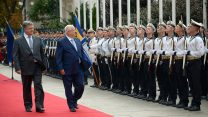 נשיא המדינה מבקר בפרלמנט האוקראיני ביום דיונים מיוחד לציון 75 שנים לטבח בבאבי יאר (צילום: חיים צח / לע"מ).