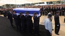 הלוויתו של שמעון פרס (צילום: גיל יוחנן)