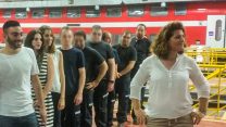 טקס לקליטת בוגרי תכנית 'רואים רחוק' לעבודה ברכבת ישראל (צילום: דבר ראשון)