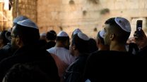 סליחות בכותל (צילום: דבר ראשון)
