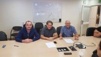 חתימת הסכם קיבוצי ברכבת ישראל (באדיבות איגוד עובדי התחבורה בהסתדרות).