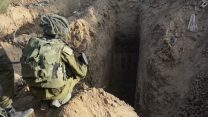 חשיפת מנהרת טרור בעוטף עזה, יולי 2014 (צילום: דובר צה"ל)