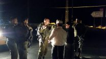 מח"ט גוש עציון בזירת האירוע בסמוך לישוב כרמי צור (צילום: דוברות כרמי צור).