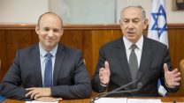 רה"מ בנימין נתניהו ונפתלי בנט (צילום: אמיל סלמן  פלאש 90)