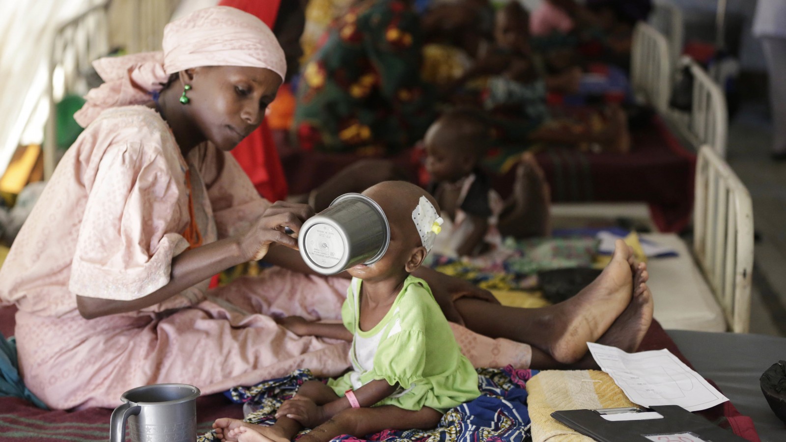 200 ילדים מתים מרעב בצפון ניגריה מדי יום (צילום: AP).