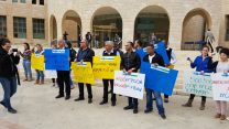 הפגנת עובדי סודהסטרים (צילום: ההסתדרות במרחב הנגב)