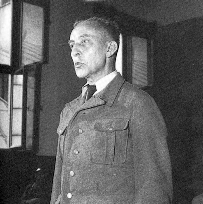 יורגן שטרופ, הקצין הנאצי שהיה אחראי על חיסול גטו ורשה (תמונה בנחלת הציבור)