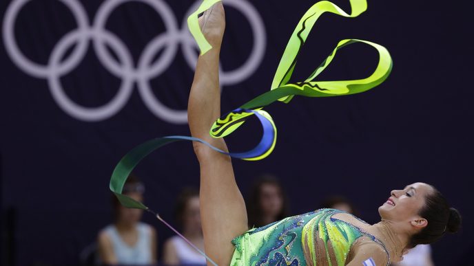 נטע ריבקין באולימפיאדת ריו 2016. יו&quot;ר ועד הספורטאים היוצאת (צילום: סוכנות AP)