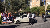 אירוע הירי ברחוב הגיבורים בחיפה (צילום: אפי שנפר תיעוד מבצעי מד"א).