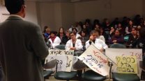 מוחים על הלנת שכר מתמשכת (תמונה: הסתדרות המיקרוביולוגים הביוכימאים ועובדי המעבדות)