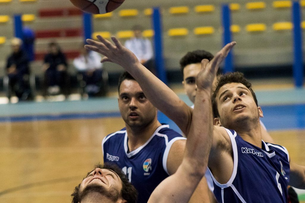 נבחרת ישראל בכדורסל בכסאות גלגלים (צילום באדיבות ההתאחדות לספורט נכים).