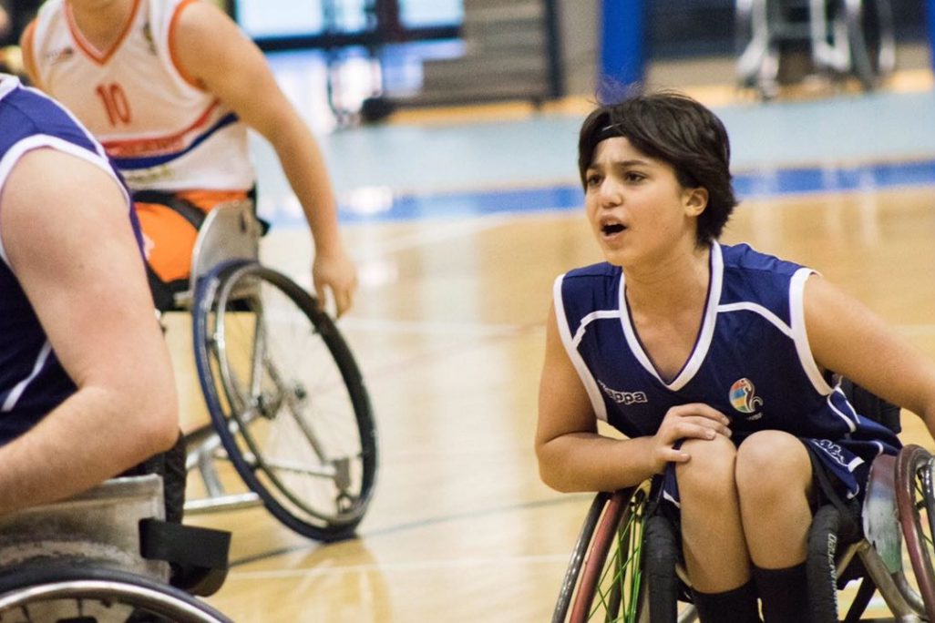ארתור חסון, שחקן נבחרת העתודה של ישראל בכדורסל כיסאות גלגלים (תמונה באדיבות הועד הפרלימפי).