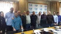 חתימת ההסכם הקיבוצי (צילום: דוברות ההסתדרות).